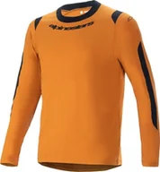 Koszulki męskie - Alpinestars Koszulka długi rękaw ALPINESTARS A-DURA DRI WOOL LS JERSEY, Dark Gold Rozmiar: M - miniaturka - grafika 1