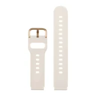 Akcesoria do zegarków - Pasek do smartwatch 20 mm beżowy nude pastelowy silikon uniwersalny RG - miniaturka - grafika 1