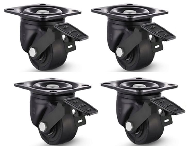 Zestaw kół do dużych obciążeń 1200 kg fi 50 MM 300kg/1koło, kółka