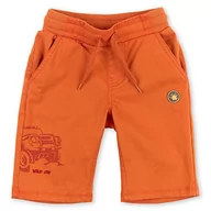 Spodenki damskie - Sigikid Krótkie spodenki bermudy Gabardine swobodne szorty, Pomarańczowy/Gabardine, 98 cm - miniaturka - grafika 1