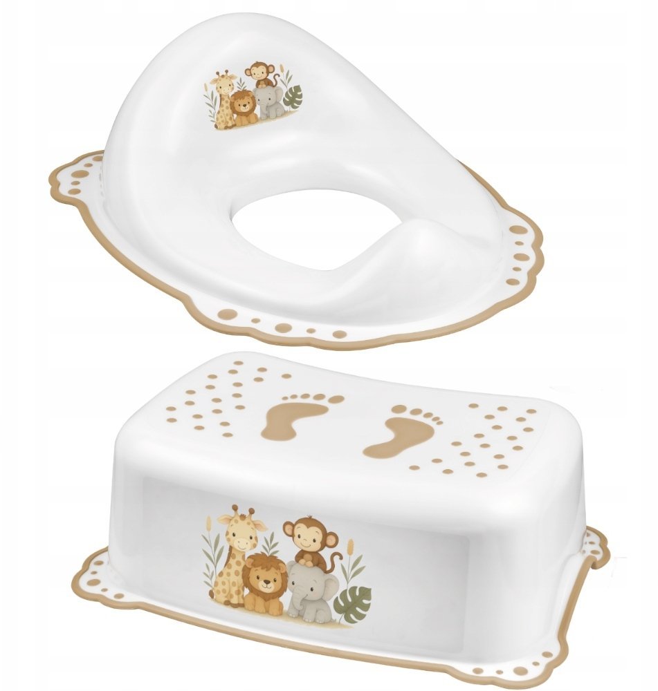 OKT Kids NAKŁADKA 2K MADAGASKAR BIAŁY/BEŻOWY