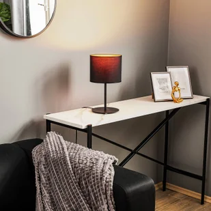 Luminex Frodi 3185 lampa stołowa lampka 1x60W E27 czarny/złoty - Lampy stojące - miniaturka - grafika 2