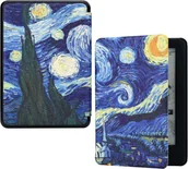Etui do czytników e-book - ETUI CASE CZYTNIK KINDLE 10 2019 6" VAN GOGH GWIAŹDZISTA NOC - miniaturka - grafika 1