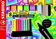 Zakreślacze - Zakreślacz Boss Original podstawka na biurko 8szt - miniaturka - grafika 1