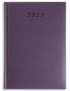 KALENDARZ książkowy A4 terminarz DZIENNY 2025 FIOLETOWY Tury - Kalendarze - miniaturka - grafika 1