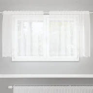 Firany - Firanka Koronkowa z zasłonami Biały 80 x 150 cm Poliester vidaXL - miniaturka - grafika 1
