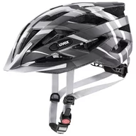 Kaski rowerowe - UVEX Kask rowerowy Air Wing cc black-silver mat (15) 41/0/048/01/15 - miniaturka - grafika 1