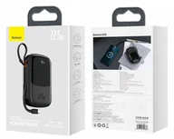 Powerbanki - Baseus Qpow Pro – Power Bank 20 000 mAh z wbudowanym kablem USB-C – 22,5 W - miniaturka - grafika 1