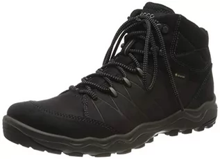 Buty trekkingowe męskie - ECCO Męskie buty trekkingowe Ulterra M BlackBlack Ankle Boot Hiking, czarny, 43 EU - grafika 1