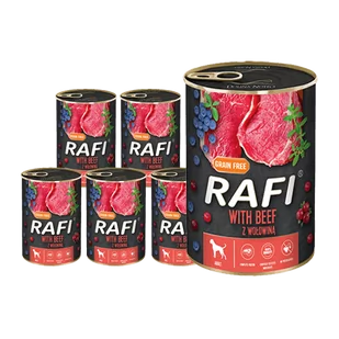 Dolina Noteci Rafi z wołowina 6x400g 42520-uniw - Mokra karma dla psów - miniaturka - grafika 1