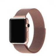Akcesoria do smartwatchy - Opaska Pasek Bransoleta Milaneseband Apple Watch 1/2/3/4/5/6/7/8/Se 38/40/41Mm Rose Gold - miniaturka - grafika 1