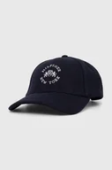 Czapki damskie - Tommy Hilfiger czapka z daszkiem kolor granatowy z aplikacją - miniaturka - grafika 1