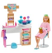 Lalki dla dziewczynek - Mattel Barbie Lalka Zestaw Relaks w Spa- Maseczki gjr84 - miniaturka - grafika 1