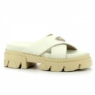 Klapki i japonki damskie - Beżowe klapki damskie CARINII - Carinii - miniaturka - grafika 1