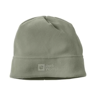 Czapka polarowa unisex Jack Wolfskin REAL STUFF BEANIE mint leaf - ONE SIZE - Czapki męskie - miniaturka - grafika 1