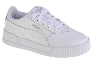 Buty dla dziewczynek - Puma Carina L PS 370678-19 dziewczęce sneakersy, białe, rozmiar 28 - grafika 1