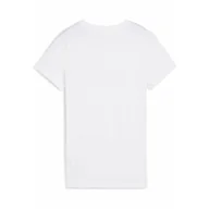 Koszulki sportowe damskie - Damska koszulka z logo ESS No. 1 PUMA White Peach Frost Red - miniaturka - grafika 1