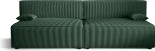 Sofa rozkładana Alvito X2, kolor: zielony. Materiał: sztruks. Wymiary: szer. 272 cm, wys. 85 cm, dł. 94 cm, , sofa z funkcją spania, sofa rozkładana, sofa rozkładana. - Sofy i kanapy - miniaturka - grafika 1