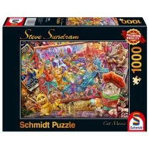 Schmidt Puzzle PQ 1000 Stave Sundram Muzykalne koty G3 - - Puzzle - miniaturka - grafika 2