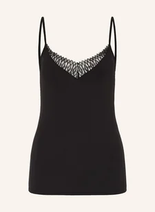 Triumph Top Od Piżamy Aura Spotlight schwarz - Piżamy damskie - miniaturka - grafika 1