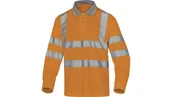 Odzież robocza - Delta Plus Polo ostrzegawcze z poliestru kolor pomarańczowy rozmiar 3XL METEOOR3X METEOOR3X - miniaturka - grafika 1
