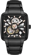 Zegarki męskie - Zegarek męski KENNETH COLE KCWGY0046503 czarny klasyczny skeleton - miniaturka - grafika 1