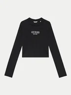 Bluzki damskie - Guess Bluzka J4YI49 KBZP4 Czarny Regular Fit - miniaturka - grafika 1