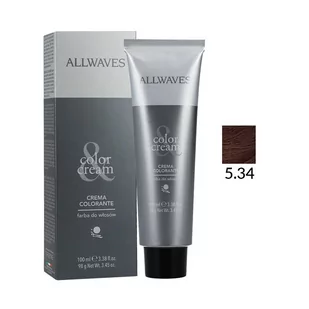 ALLWAVES Farba do włosów 5.34 Orzech Włoski 100 ml - Farby do włosów i szampony koloryzujące - miniaturka - grafika 2