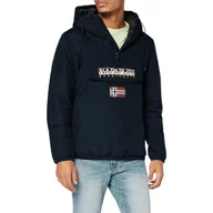 Kurtki męskie - Kurtka męska Napapijri Shade zimowa anorak z kapturem granatowa-L - miniaturka - grafika 1