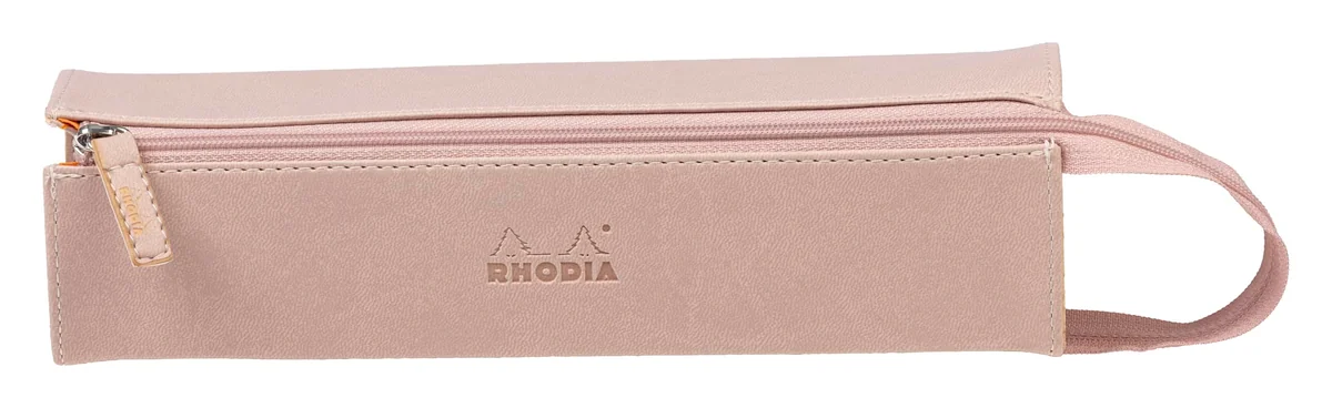 Piórnik Prostokątny Szaszetka na Przybory Rhodia 23cm Różowy