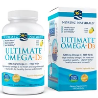 Witaminy i minerały - Ultimate Nordic Naturals Omega-D3 1280mg Lemon Cytryna (120 kaps) Nordic Naturals DD79-6560C - miniaturka - grafika 1