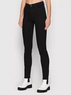 Spodnie damskie - Guess Jeansy W1YA46 D4F511 Czarny Skinny Fit - miniaturka - grafika 1