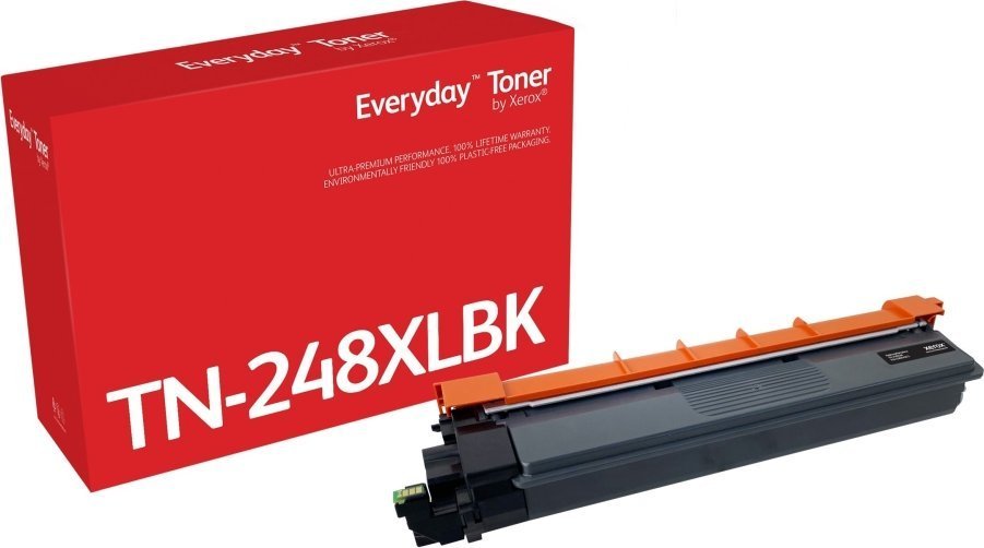 Toner Xerox Everyday - Hohe Ergiebigkeit - Schwarz - kompatibel - Box - Tonerpatrone Alternative zu: Brother TN-248XLBK - Green World Alliance Ruckgabeprogramm - fur Brother DCP-L3515, L3520, L3555, L3560, HL-L3220, L3240, L8240, MFC-L3740, L3760, L8390
