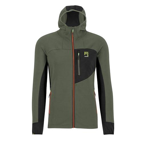 KARPOS 2501045-024 ŚRODKI Hoodie FL Długa Koszulka Męska Thyme/Czarny Piasek Rozmiar M