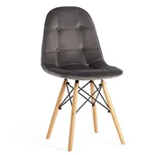 Krzesła - KRZESŁO TAPICEROWANE SZARE DC-5006 #14 - miniaturka - grafika 1