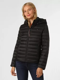 Tommy Hilfiger - Damska kurtka pikowana, czarny - Kurtki damskie - miniaturka - grafika 1