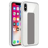 Etui i futerały do telefonów - Etui ochronne Cadorabo do Apple iPhone XS MAX w kolorze szarym Etui silikonowe TPU Pokrowiec Funkcja podstawki - miniaturka - grafika 1