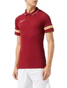 Koszulki męskie - Nike Męska koszulka polo Academy 21 czerwony Team Red/White/Jersey Gold/White S - miniaturka - grafika 1