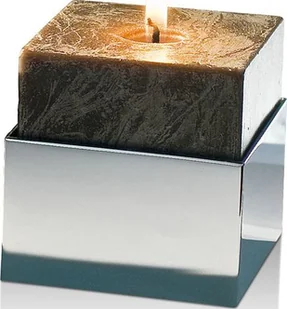 Świecznik Brick chrom - Świeczniki - miniaturka - grafika 1