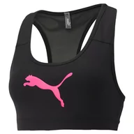 Bielizna sportowa damska - Biustonosz damski Puma  Mid Impact 4Keeps Bra Black XS - miniaturka - grafika 1
