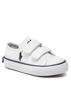 Buty dla chłopców - Ralph Lauren Polo Trampki Gibbs Ez RF103498 M Biały - grafika 1