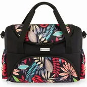 Torby i organizery dla mam - Torba do wózka dziecięcego czarna kolorowa na zaczepy uniwersalna ZAGATTO - miniaturka - grafika 1