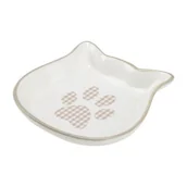 Miski dla kotów - AniOne Ceramiczna miska z odbiciem łapy - miniaturka - grafika 1