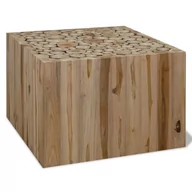 Ławy i stoliki kawowe - vidaXL Stolik kawowy z drewna tekowego, 50 x 35 cm - miniaturka - grafika 1