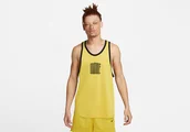 Koszulki męskie - Nike Dri-Fit Starting Five Tank Jersey Vivid Sulfur - miniaturka - grafika 1