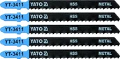 Piły ręczne - YATO brzeszczoty do wyrzynarek HSS do metali 8 TPI 5 szt. YT-3411 - miniaturka - grafika 1
