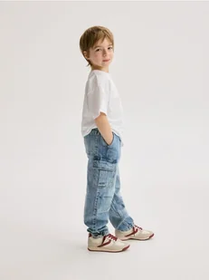 Reserved - Classic denim jogger - niebieski - Spodnie i spodenki dla chłopców - miniaturka - grafika 1