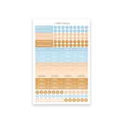 Kalendarze - Naklejki do kalendarza – social media ninja - PASTELOWE - miniaturka - grafika 1