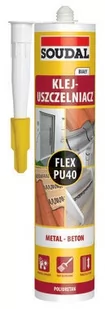Uszczelniacz poliuretanowy Soudal Flex PU40 szary 300 ml - Uszczelnienia - miniaturka - grafika 1