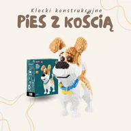 Klocki - Pies z kością Klocki 2100 el. - miniaturka - grafika 1